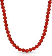 KOZAKH Carnelian Beaded Necklace, 6mm