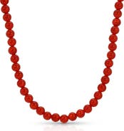 KOZAKH Carnelian Beaded Necklace, 6mm
