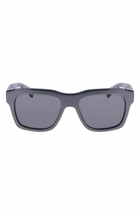 FERRAGAMO 56mm Polarized Rectangular Sunglasses