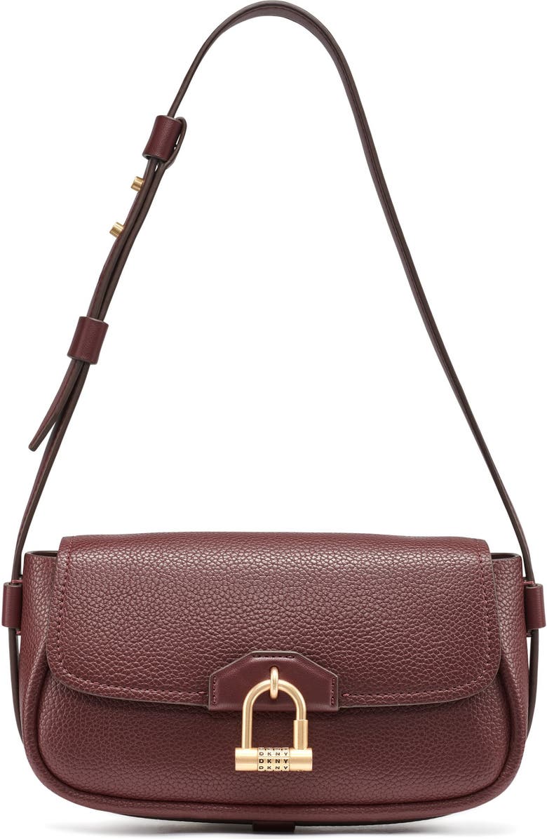DKNY Karlie Baguette, Main, color, Aged Wine