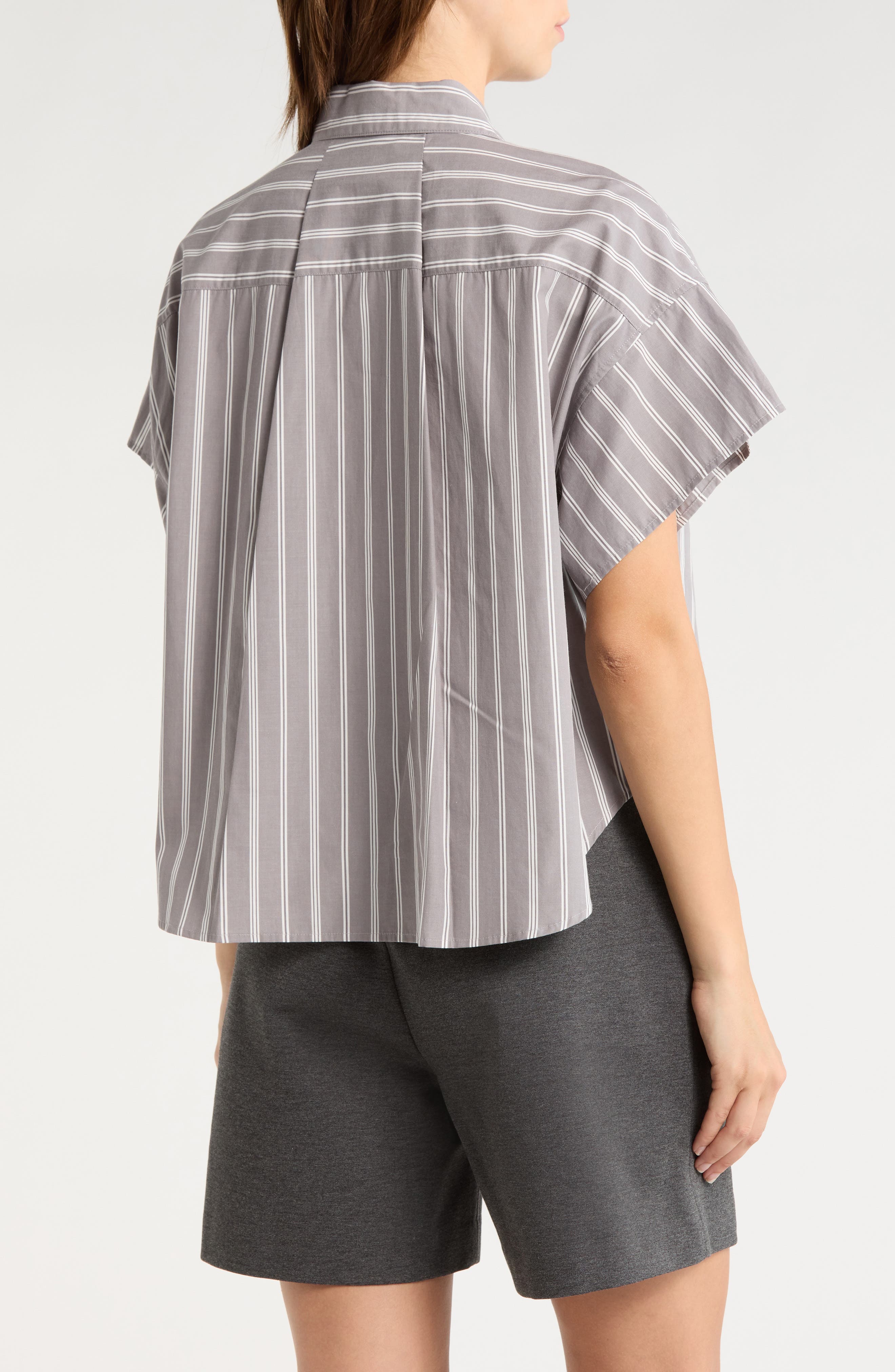 Maura Stripe Button-Up Shirt - image 2
