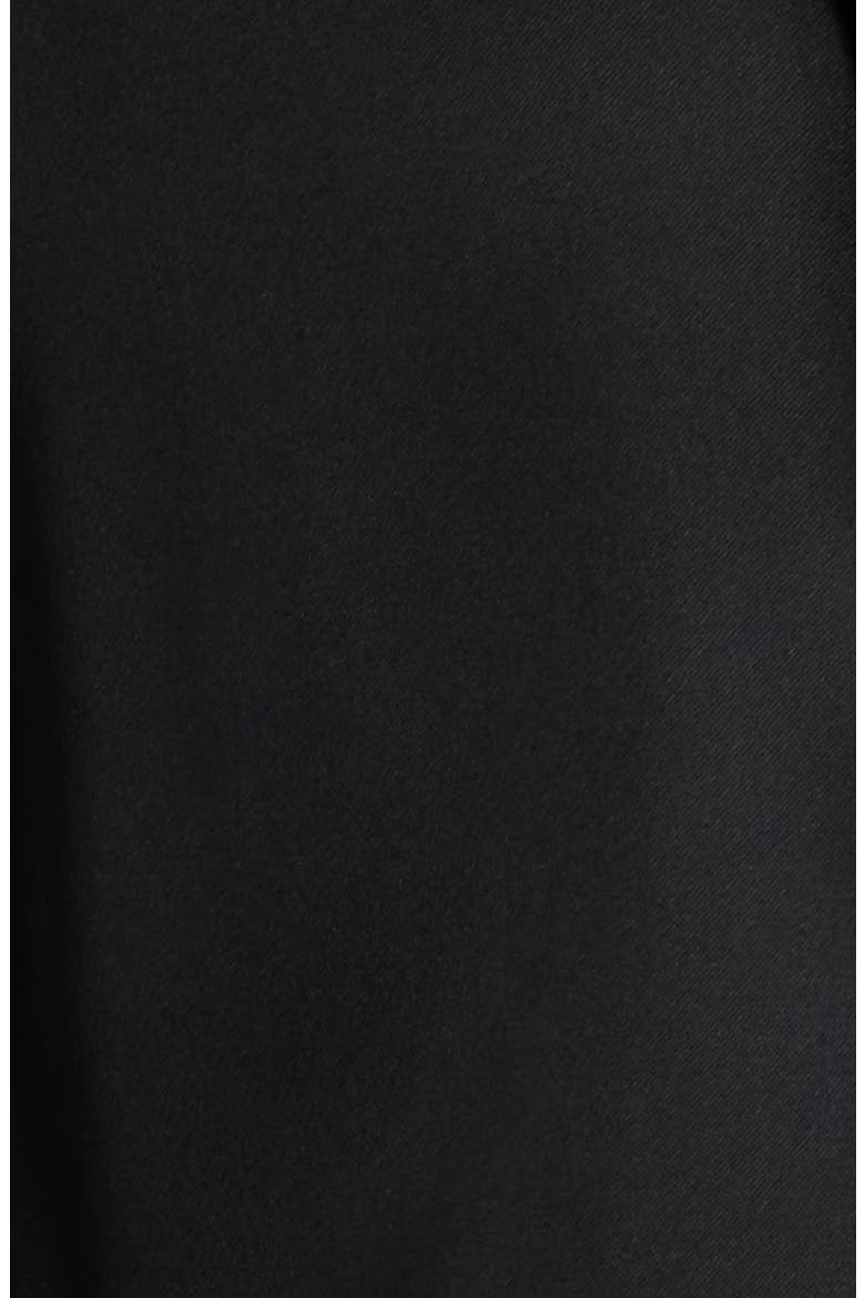 North Tie Neck Silk Blend Blouse, Alternate, color, BLACK