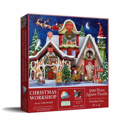 Christmas Workshop 500 piece Jigsaw Puzzle for Adults