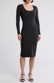 rag & bone Enhance Long Sleeve Body-Con Dress