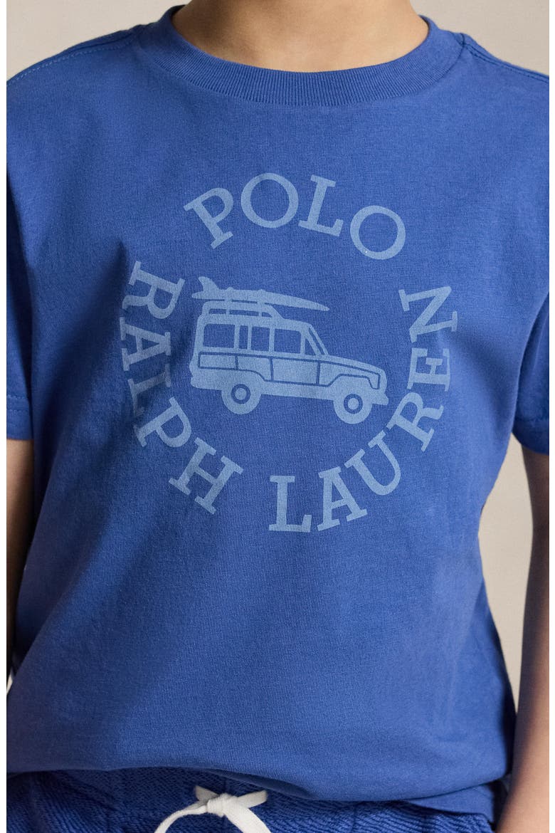 Kids' Logo Graphic T-Shirt, Alternate, color, BAI BLUE