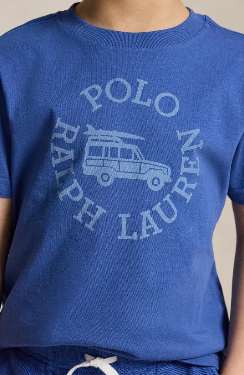 Polo Ralph Lauren Kids' Logo Graphic T-Shirt, Alternate, color, Bai Blue