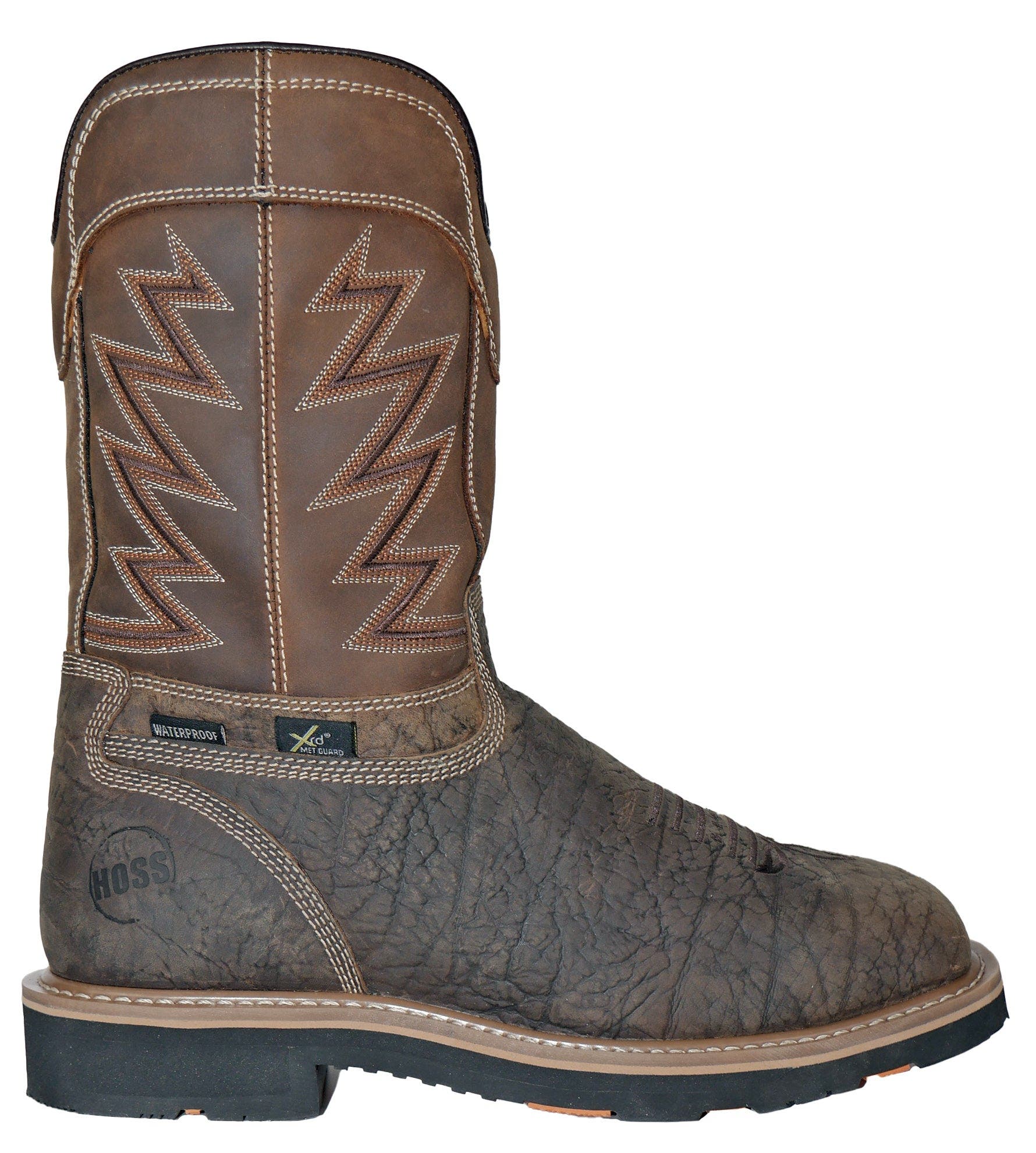 Hoss Boot Company HOSS Fracker Composite Toe Met Guard Work Boot, Alternate, color, Brown