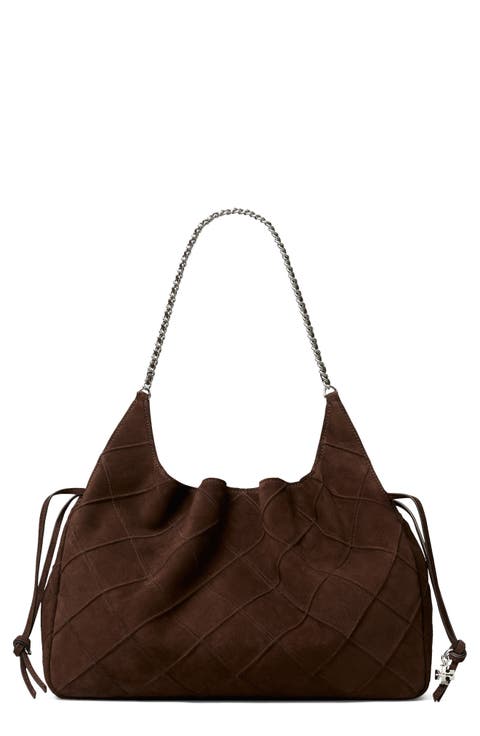 Large Fleming Suede Tote
