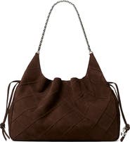 Tory Burch Large Fleming Suede Tote