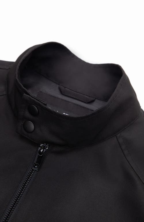 Rokka&rolla Classic Full Zip Bomber Jacket In Black