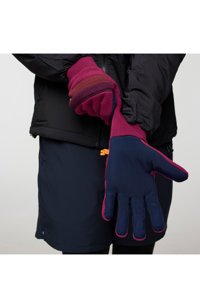 Cotopaxi Teca Fleece Gloves, Alternate, color, Jam