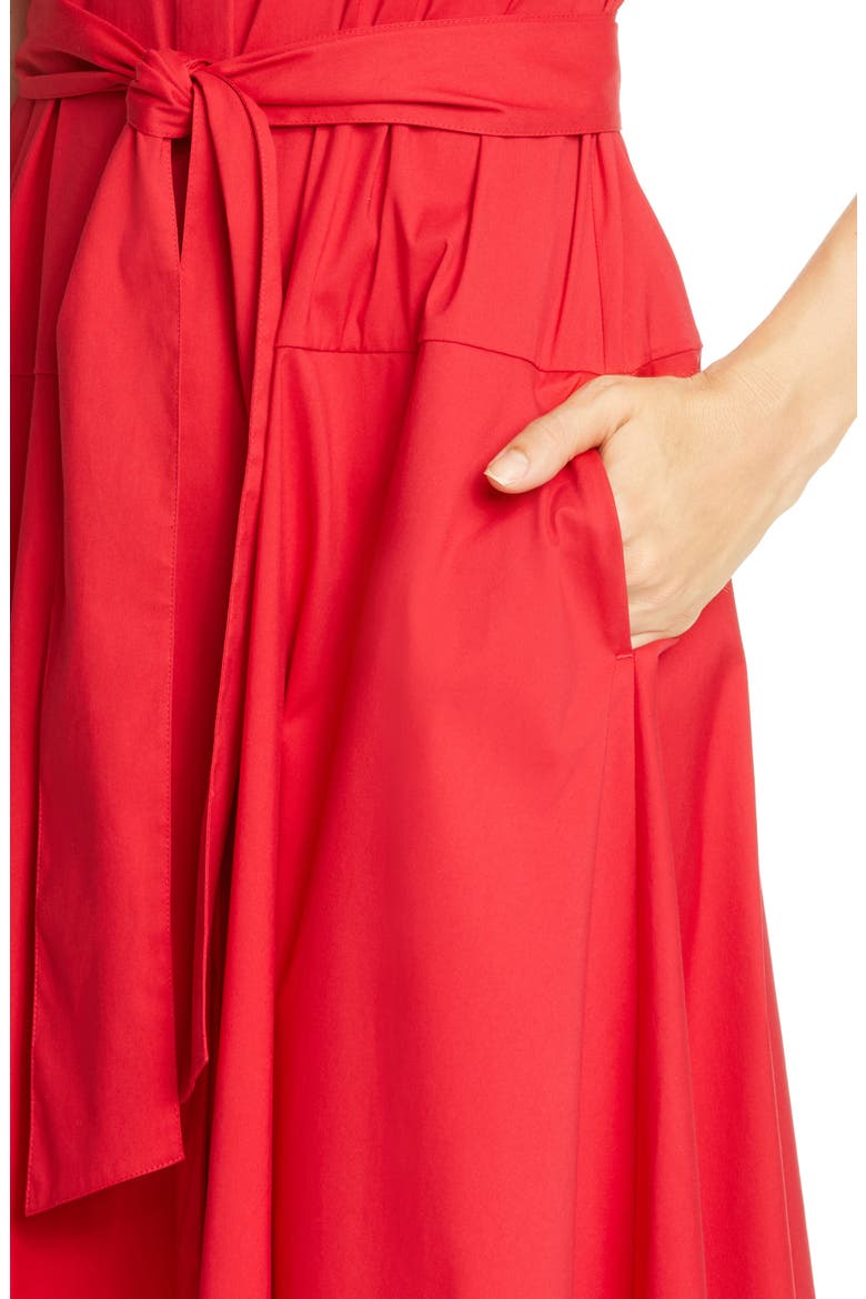 Augustina Belted Midi Shirtdress, Alternate, color, SPARK
