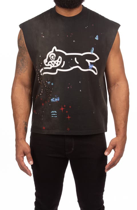Samus Running Dog Cotton Graphic Tank