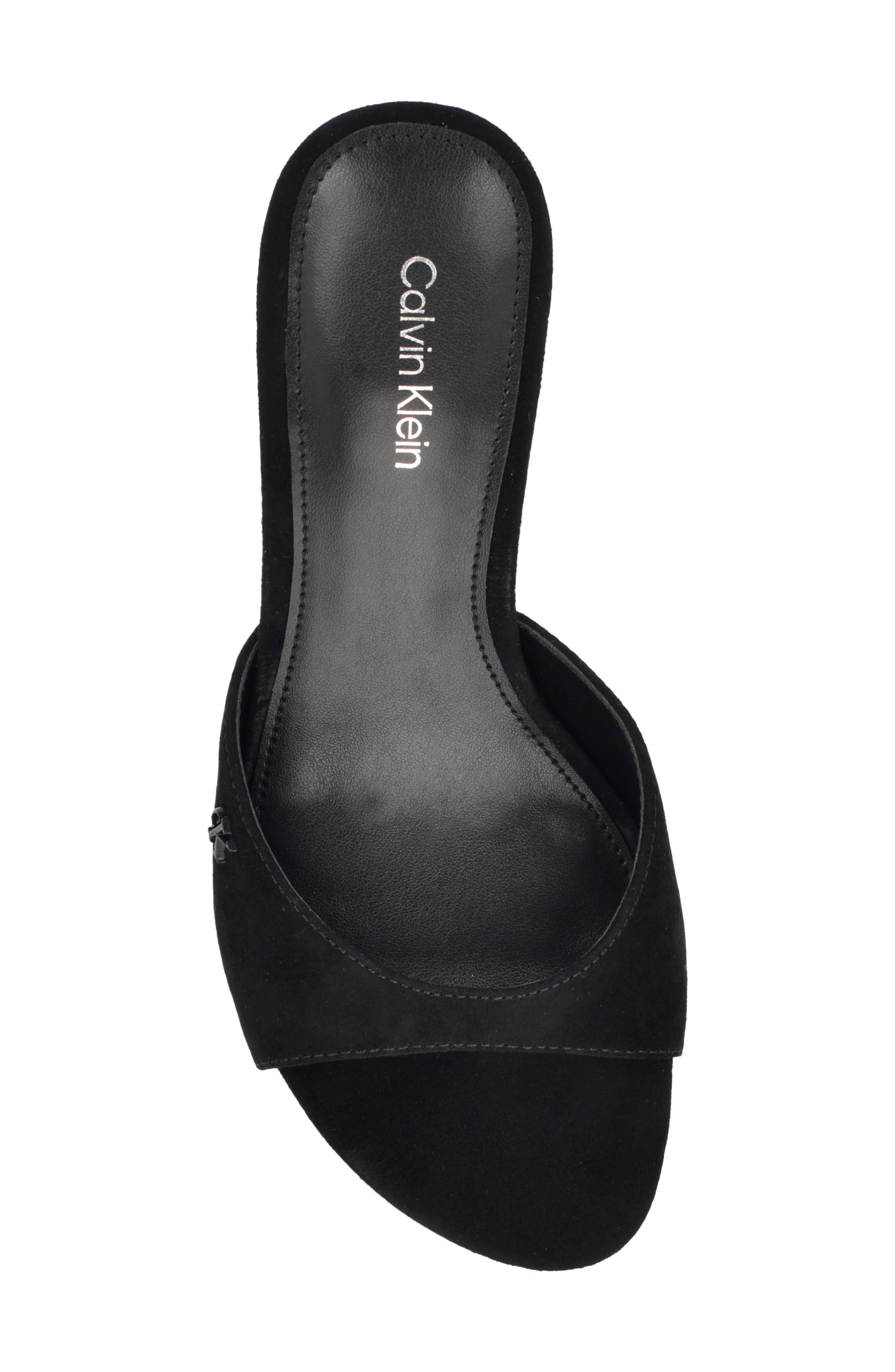 Calvin Klein Vixie Slide Sandal, Alternate, color, Black