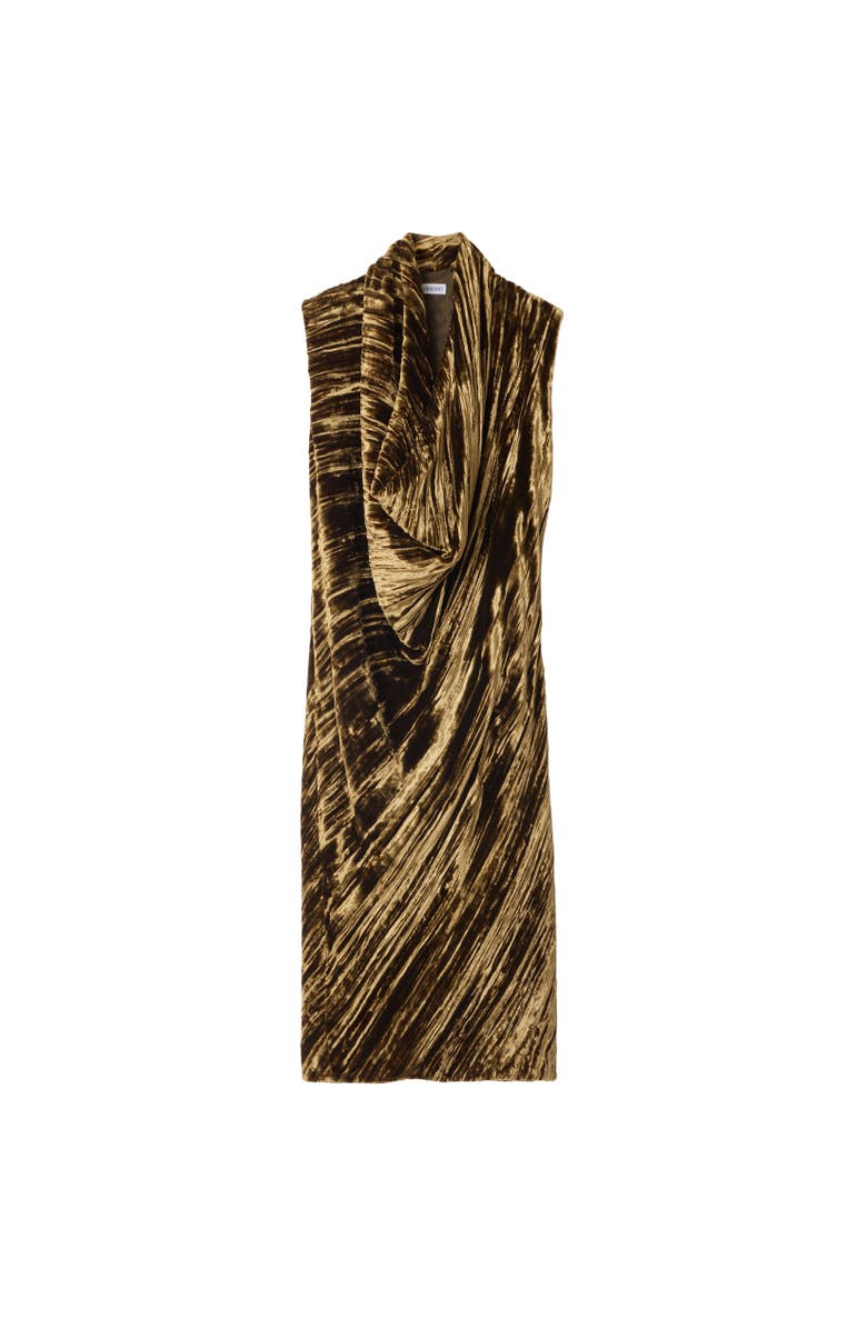 Burberry Velvet Dress, Alternate, color, 