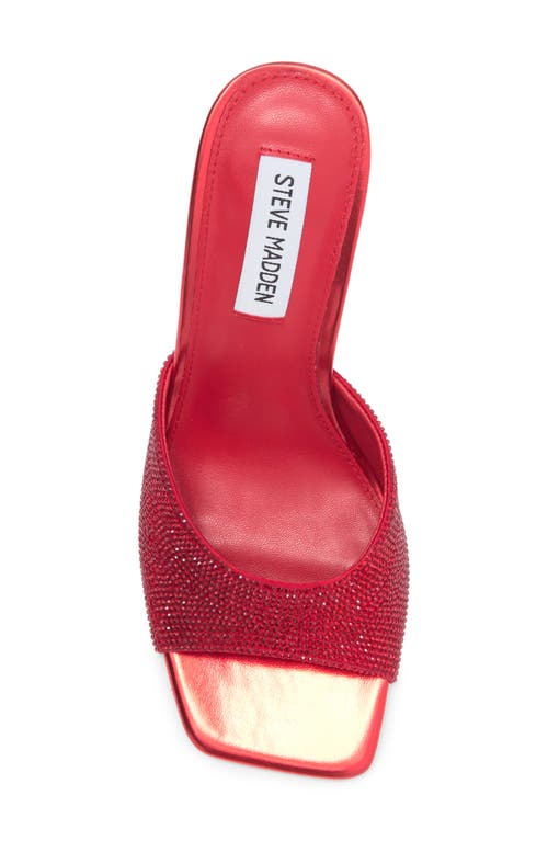 Steve Madden Elsah Slide Sandal In Red