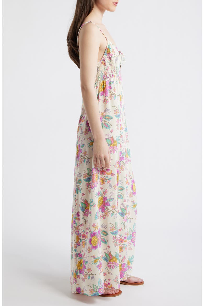 Half Moon Print Sleeveless Maxi Dress, Alternate, color, MULTI COLOR