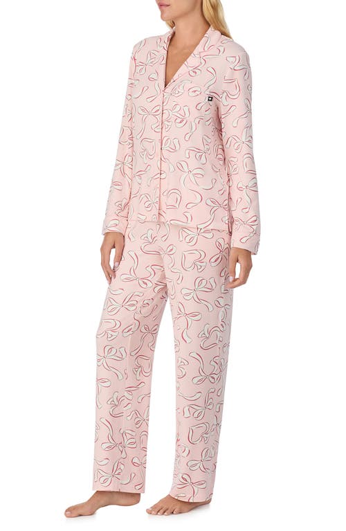 Kate Spade New York Print Pajamas In Pink
