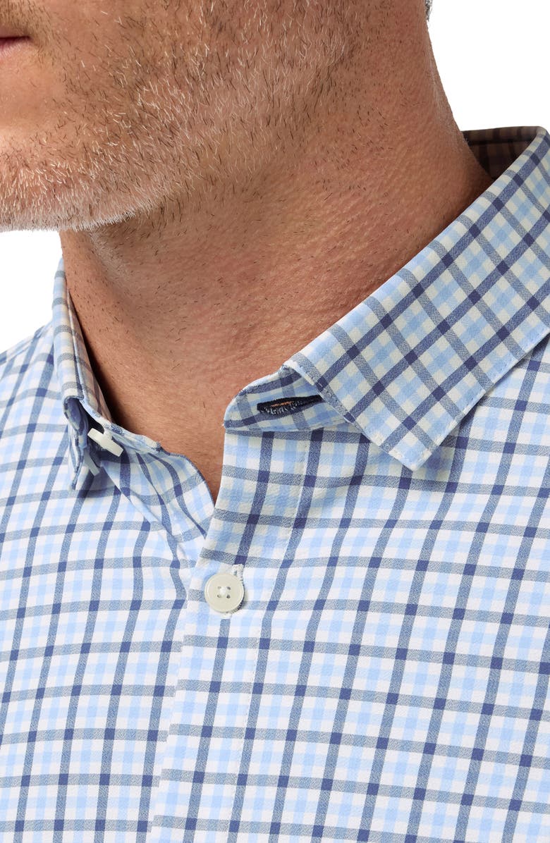 Mizzen+Main Leeward No Tuck Trim Fit Performance Button-Up Shirt, Alternate, color,