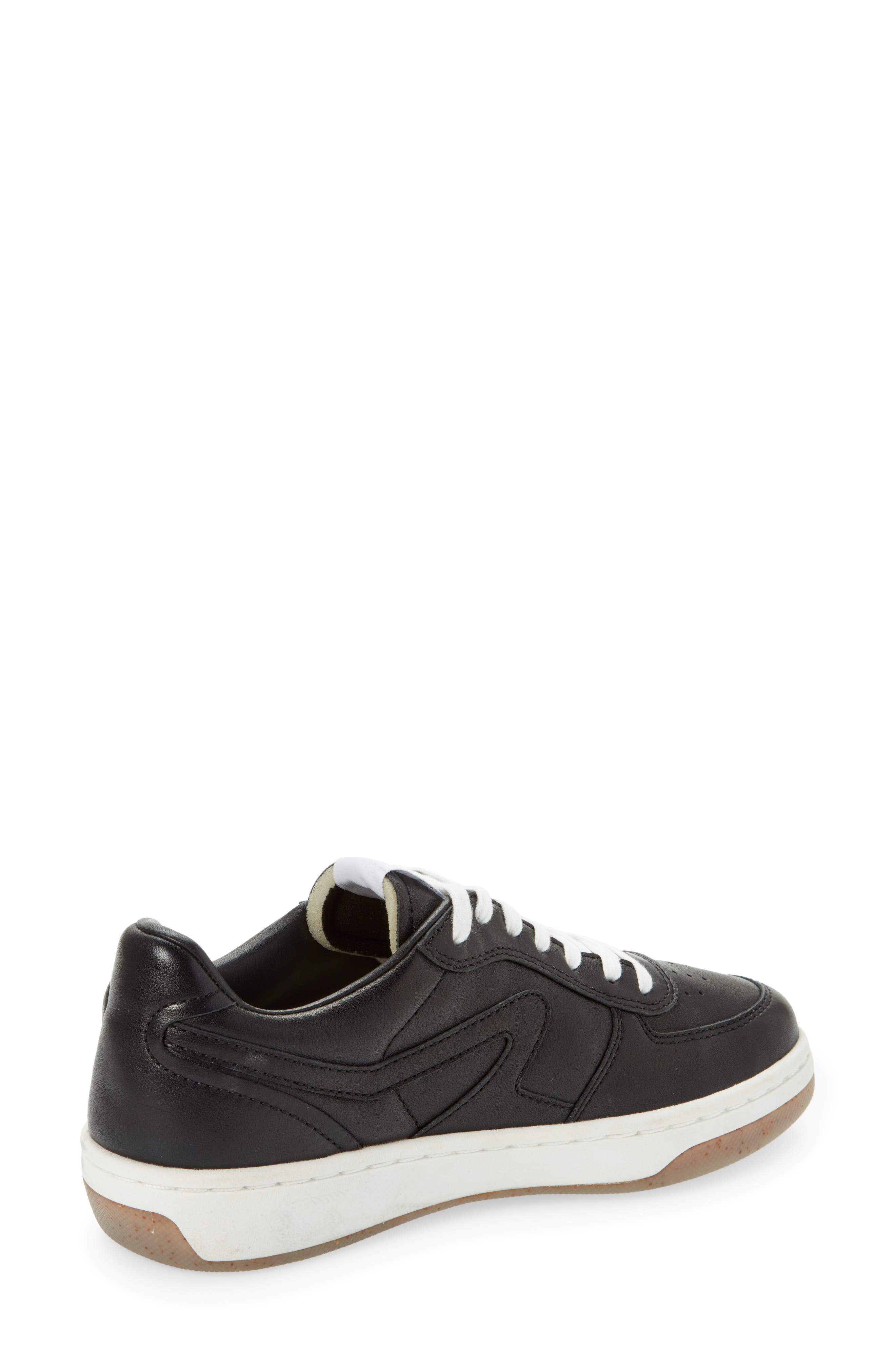 rag & bone Retro Court Sneaker, Alternate, color, Blk