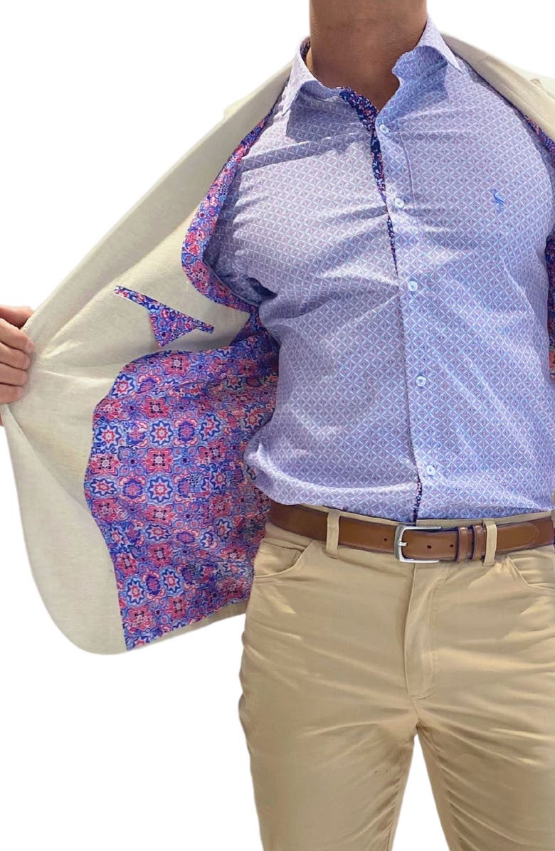 TailorByrd Solid Two-Button Linen Blend Sport Coat, Alternate, color,