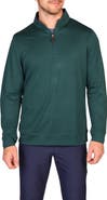 TailorByrd Modal Blend Quarter Zip Polo