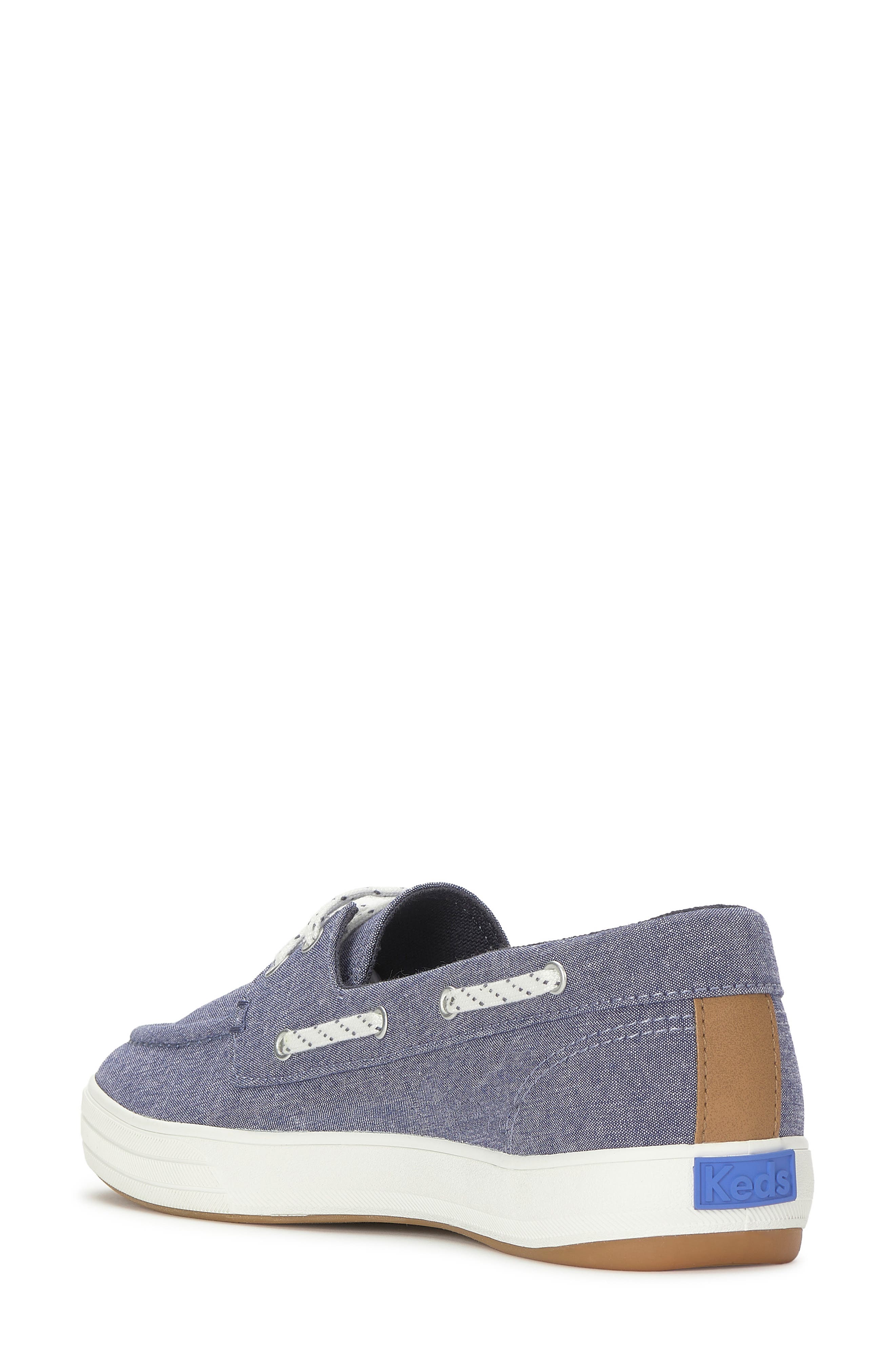 Keds<sup>®</sup> Center II Boat Shoe, Alternate, color, Blue