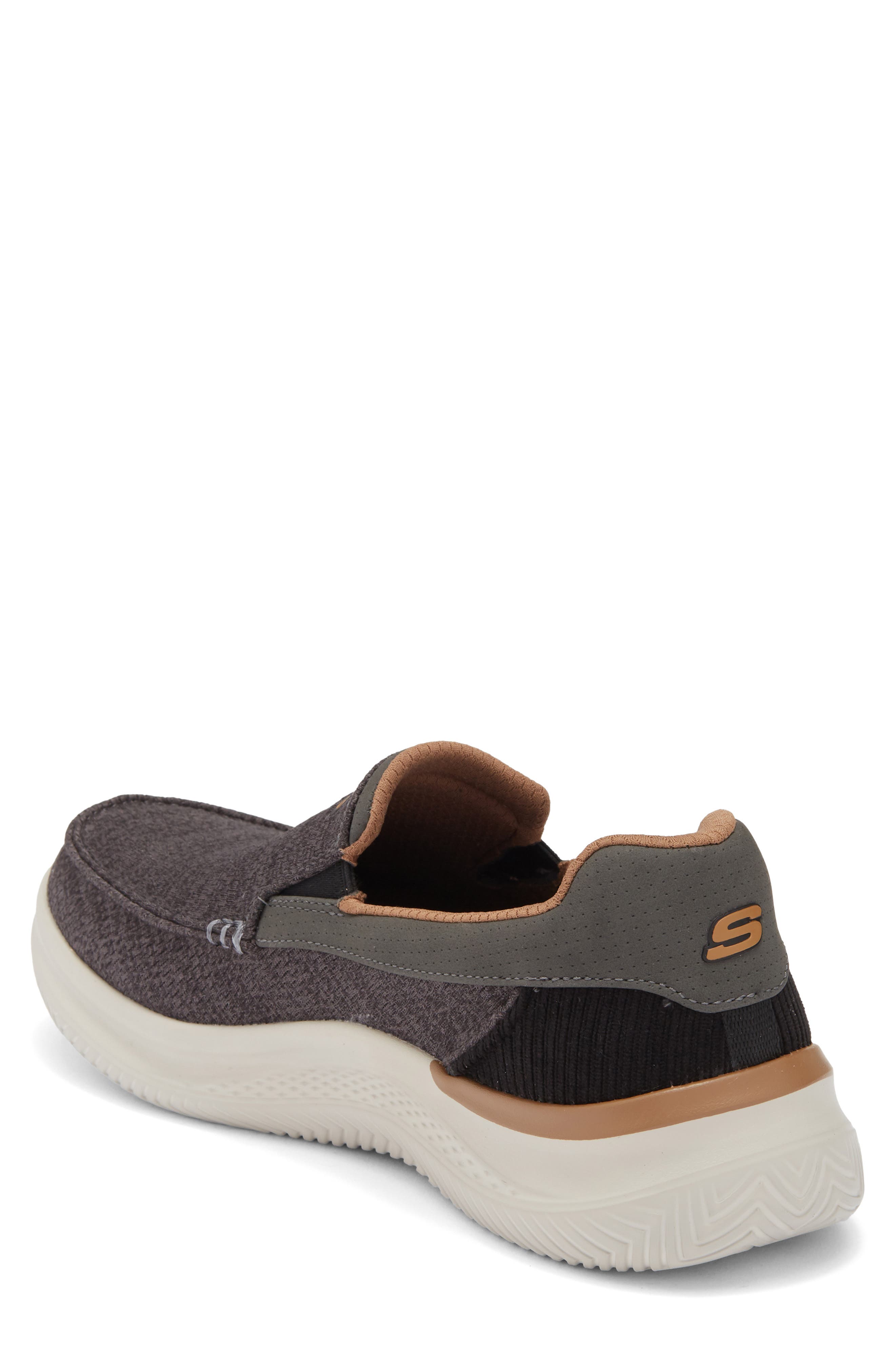 SKECHERS Hasting Fielden Slip-On Sneaker, Alternate, color, Grey/ Black