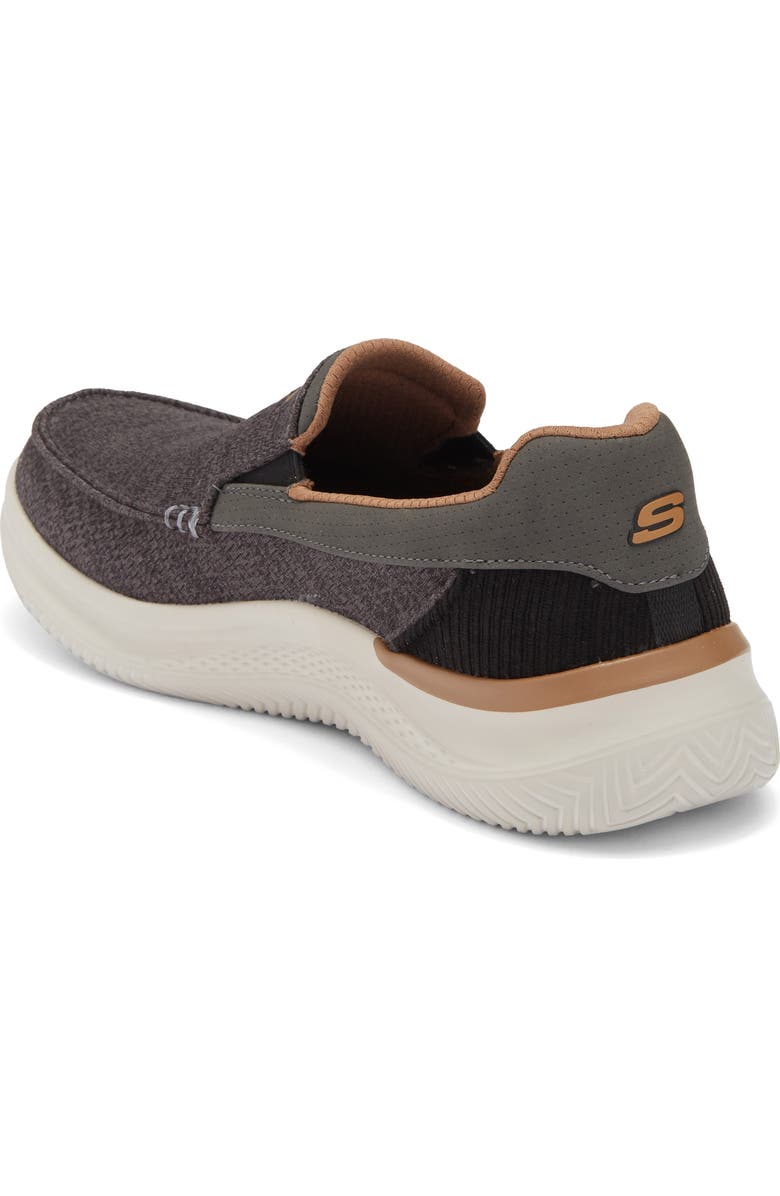 SKECHERS Hasting Fielden Slip-On Sneaker, Alternate, color, Grey/ Black