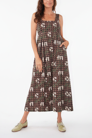Ace & Jig Freya Square Neck Ankle Length Dress
