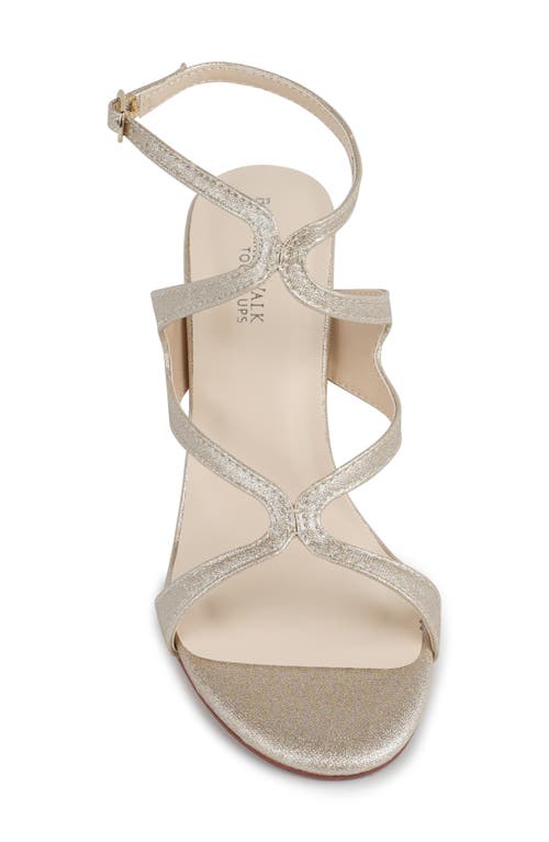 Touch Ups Shiloh Ankle Strap Sandal In Champagne