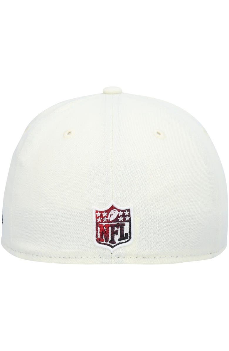 New Era Men's New Era Cream Arizona Cardinals Chrome Color Dim 59FIFTY Fitted Hat, Alternate, color, 