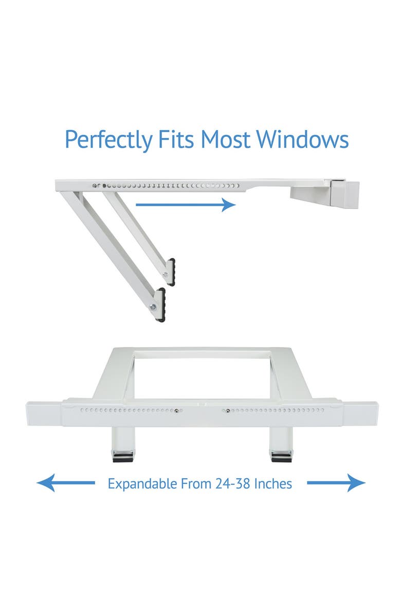 Ivation Air Conditioner Window Support Bracket, Universal Window AC Mount Holds Up to 200lbs, Alternate, color,