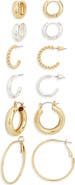 BP. Set of 6 Hoop Earrings