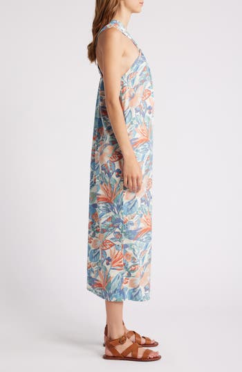 Bay Twist Seersucker Halter Dress