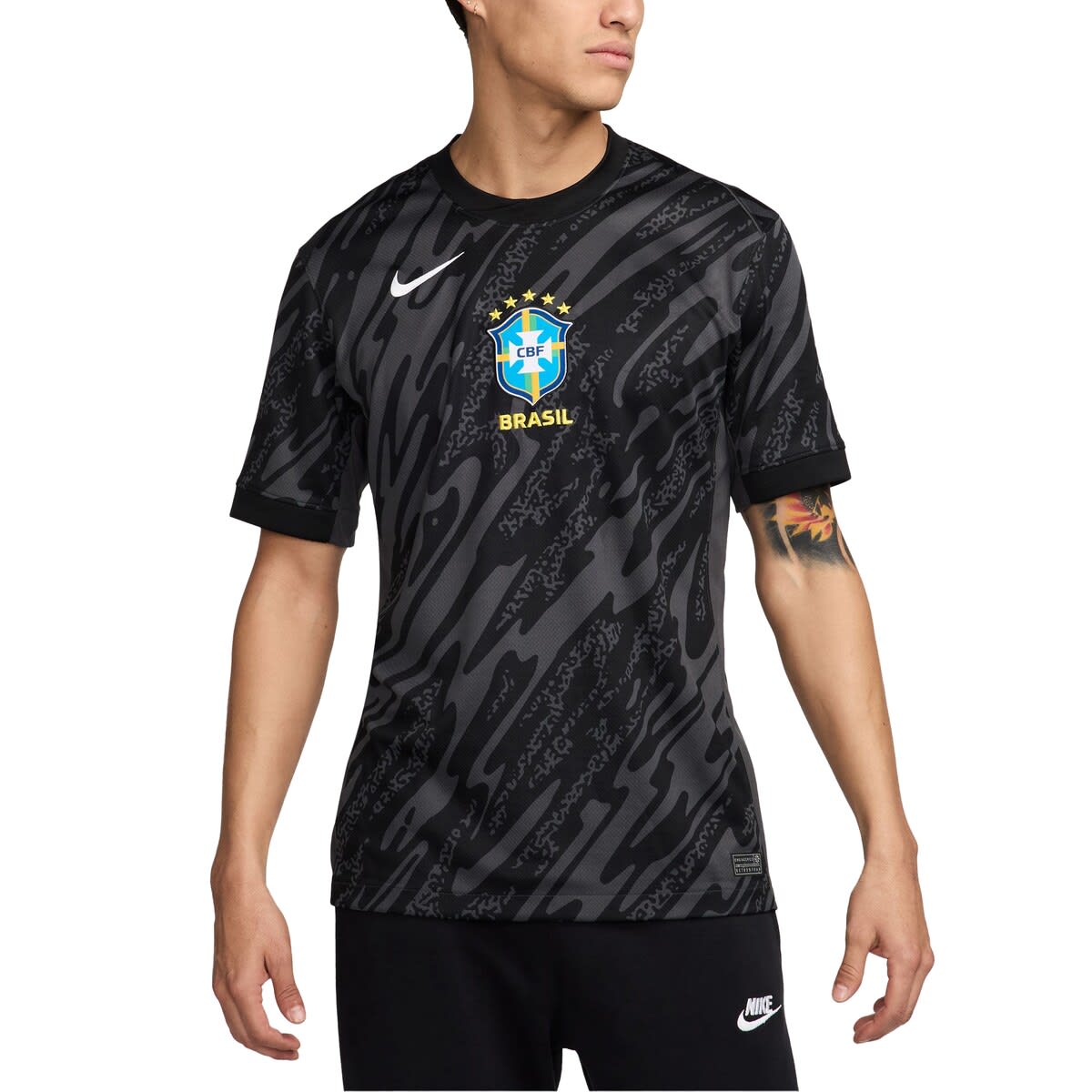 Nike Men's Nike Anthracite Brazil National Team 2024 Goalkeeper