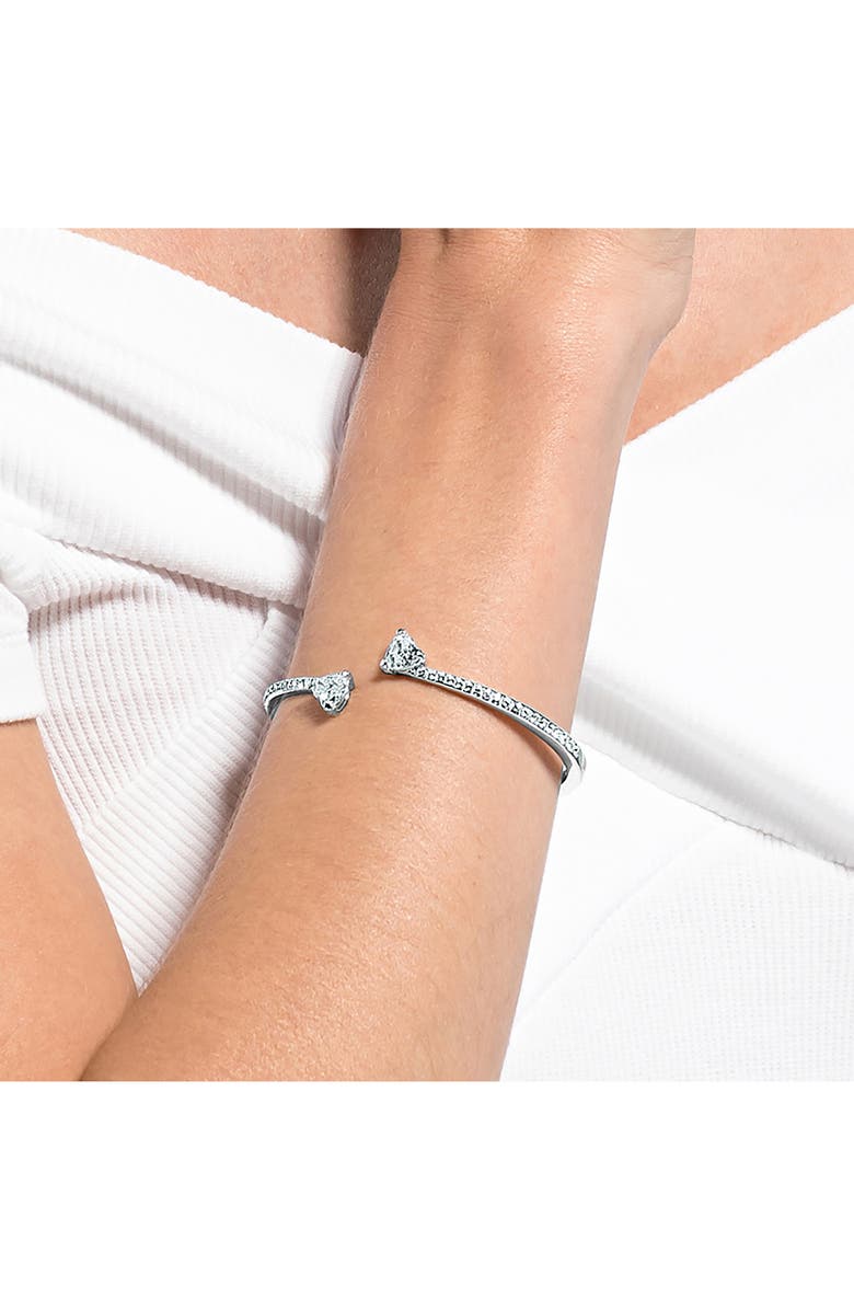 Swarovski Mesmera Bangle, Alternate, color, Silver