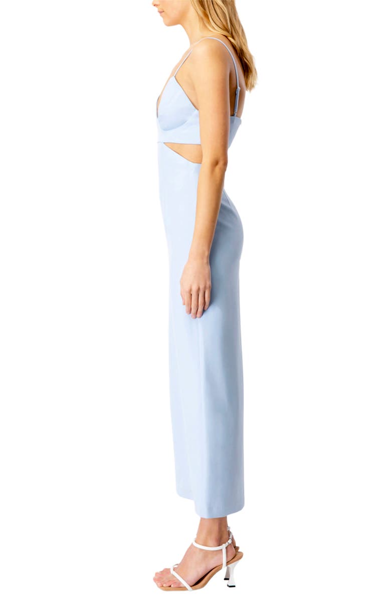 Bardot Cutout Sleeveless Midi Dress, Alternate, color,