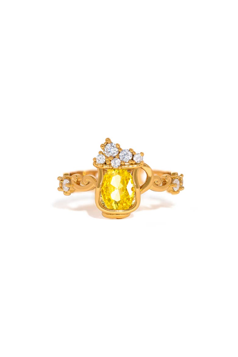 Harry Potter Butterbeer Ring, Main, color, GOLD