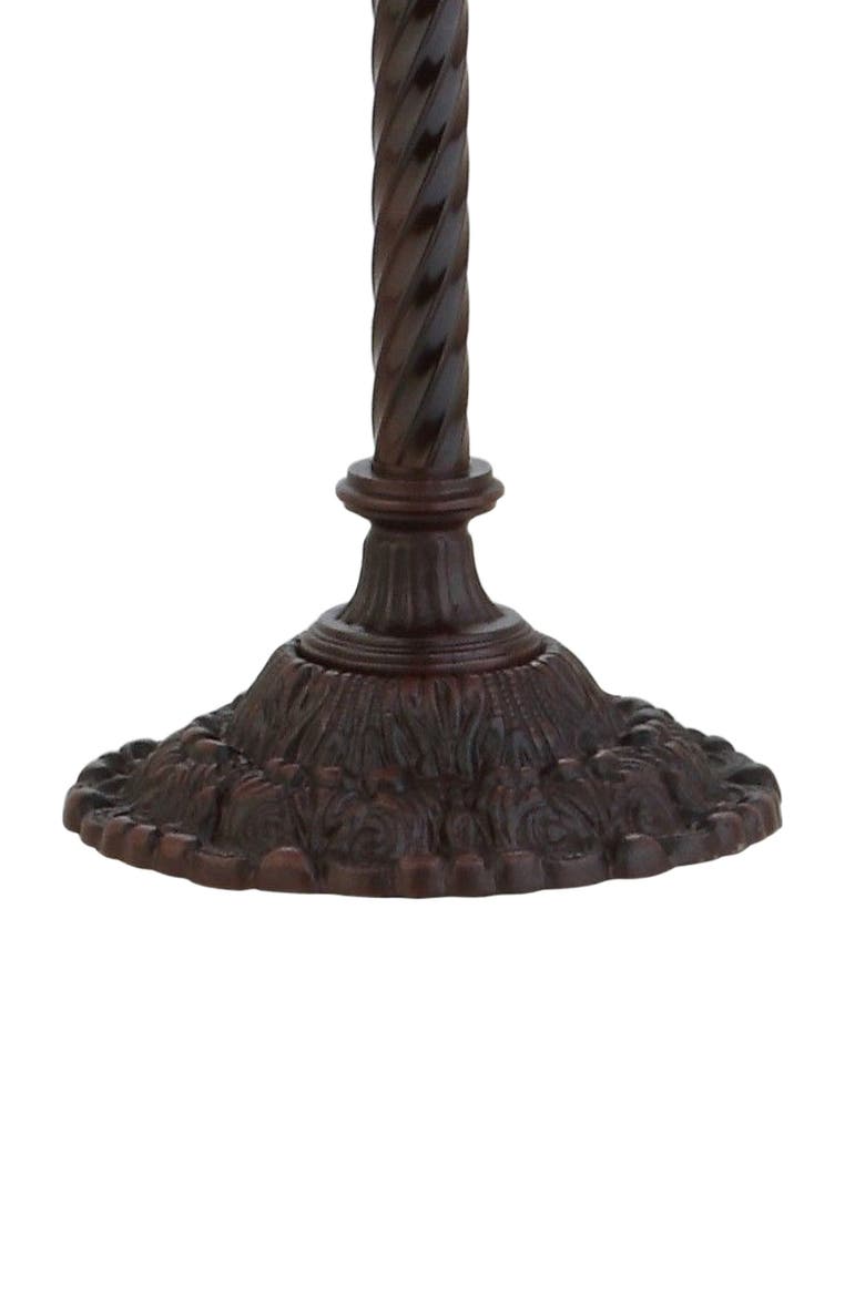 White Tiffany-Style 70" Torchiere LED Floor Lamp, Bronze, Alternate, color, Bronze