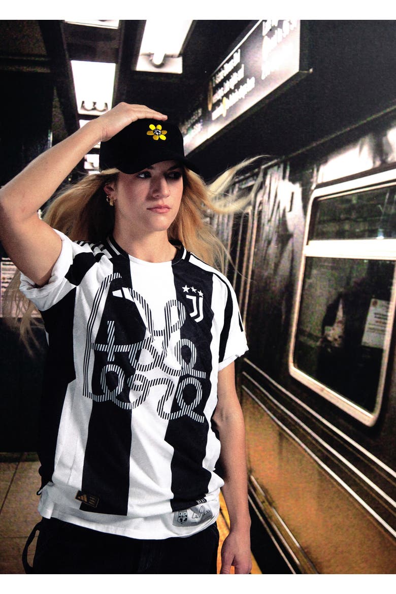 Juventus Embroidered Baseball Cap, Alternate, color, Juve Black