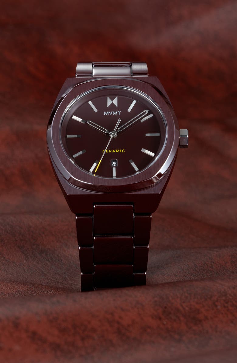 MVMT Odyssey II Ceramic Bracelet Watch, 40mm, Alternate, color,