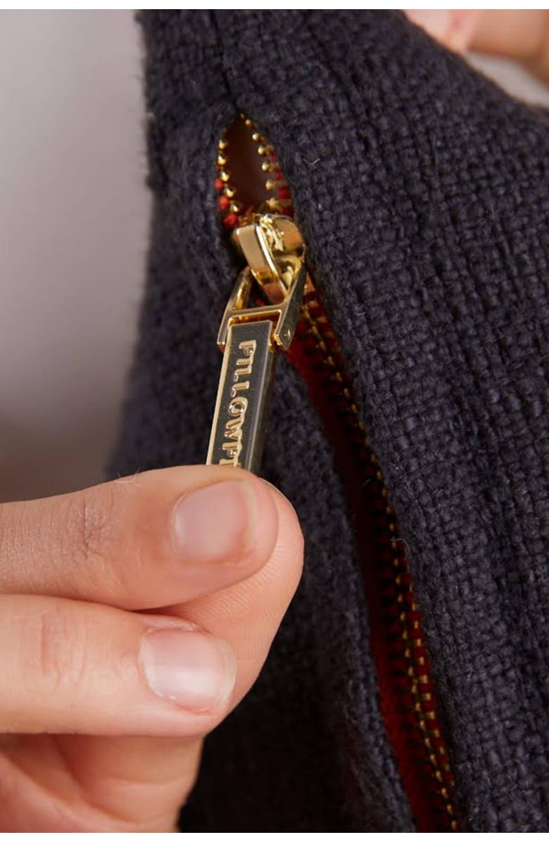 Pillowpia Minerva Lumbar Pillow Cover, Alternate, color, Black