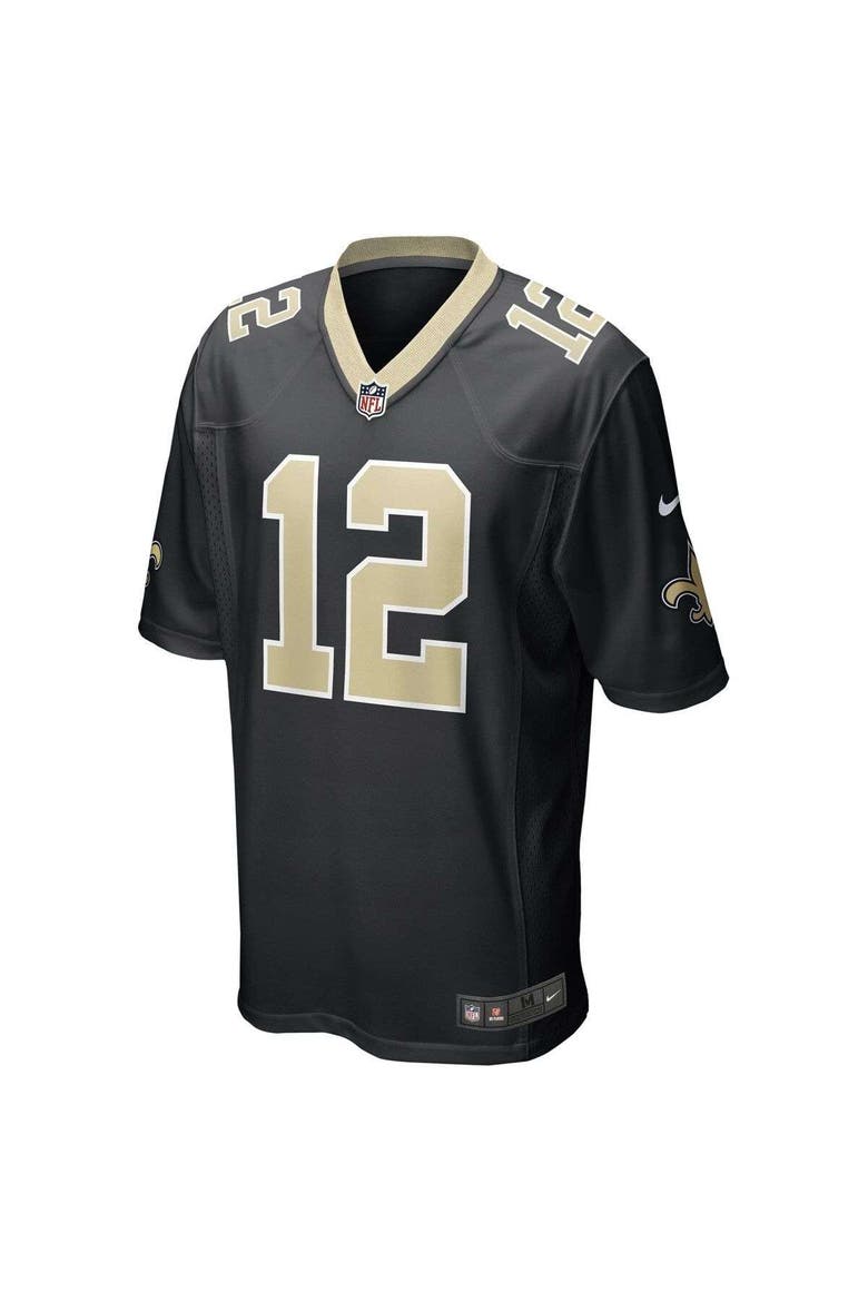Men's Nike Chris Olave Black New Orleans Saints Player Game Jersey, Alternate, color, Black