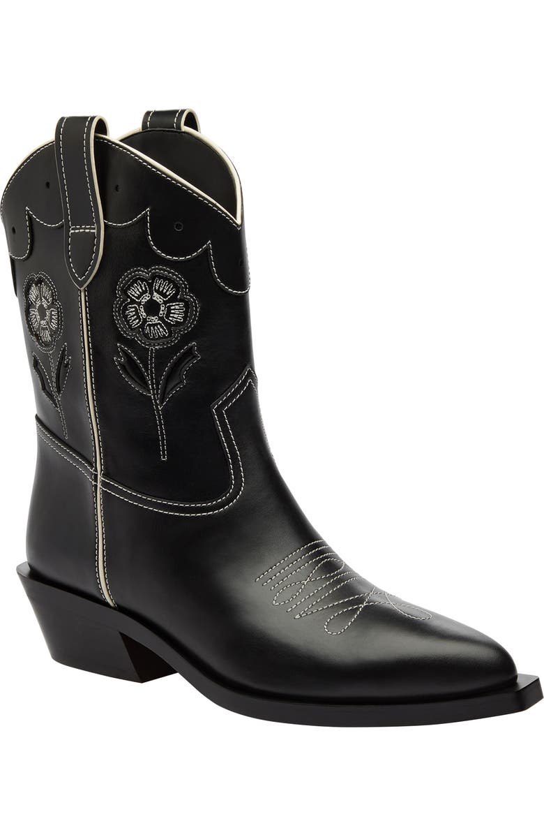 COACH Aria Pointed Toe Western Boot, Main, color,
