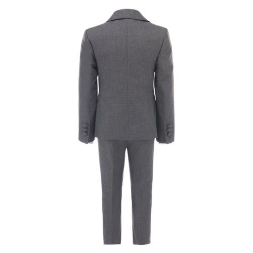 Moustache Peak Lapel Tuxedo In Gray