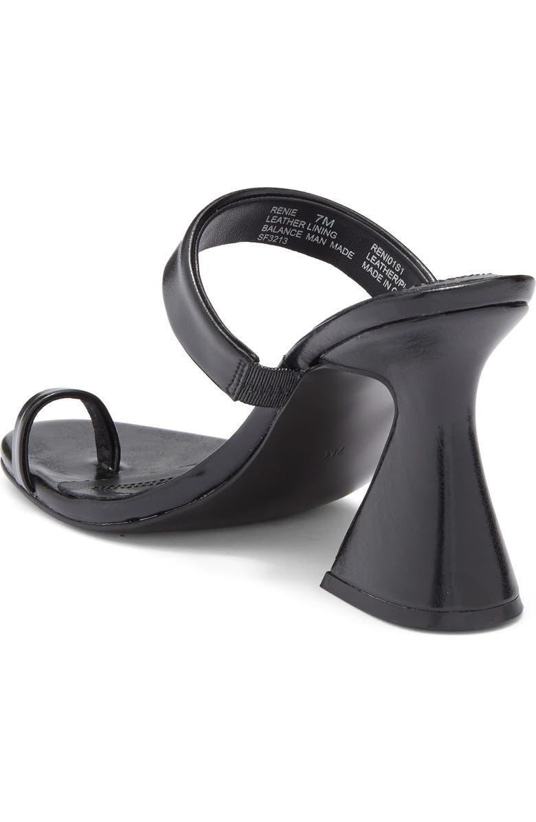 Steve Madden Renie Flared Heel Sandal, Alternate, color, Black