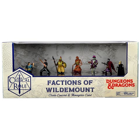 Factions Of Wildemount Clovis Concord & Menagerie Coast Box Set Rpg