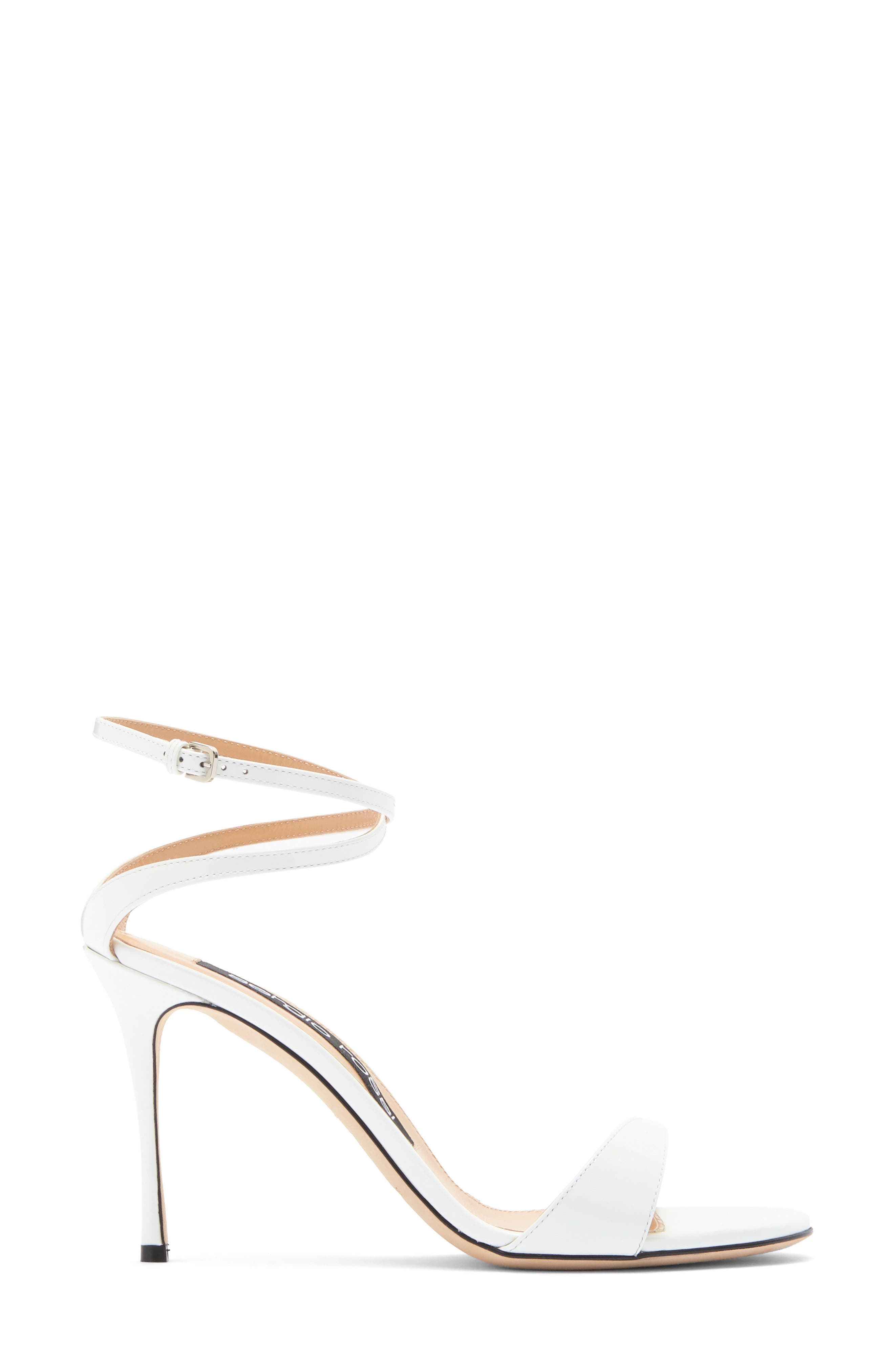Sergio Rossi Ankle Strap Sandal, Alternate, color, 