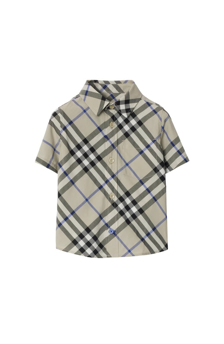 Burberry Check Cotton Shirt, Main, color, 